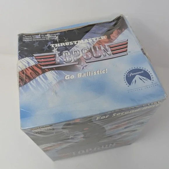 Thrustmaster Top Gun Official vintage 1996 Flight Stick Joystick for PC Unopened